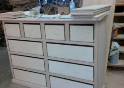 Cupboard with drawers